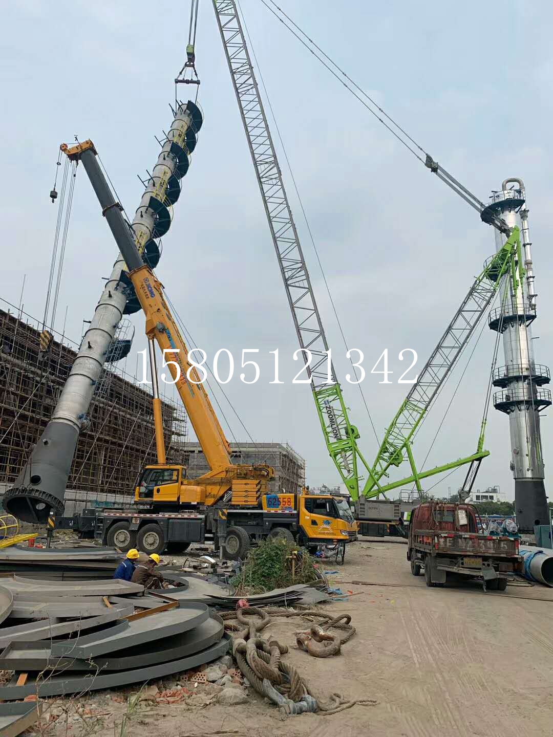 平湖广陈300吨吊车租赁公司